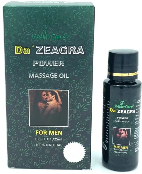 Da’Zeagra Power Massage Oil for Men - Image 4